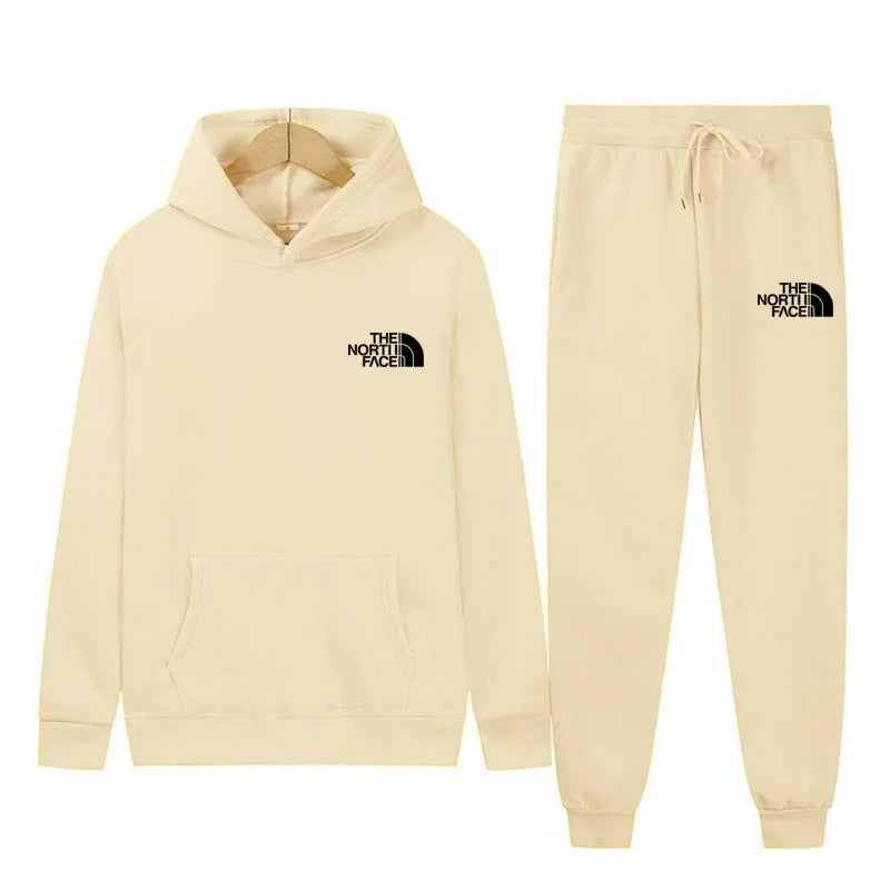 Unisex Printed Hooded Tracksuit