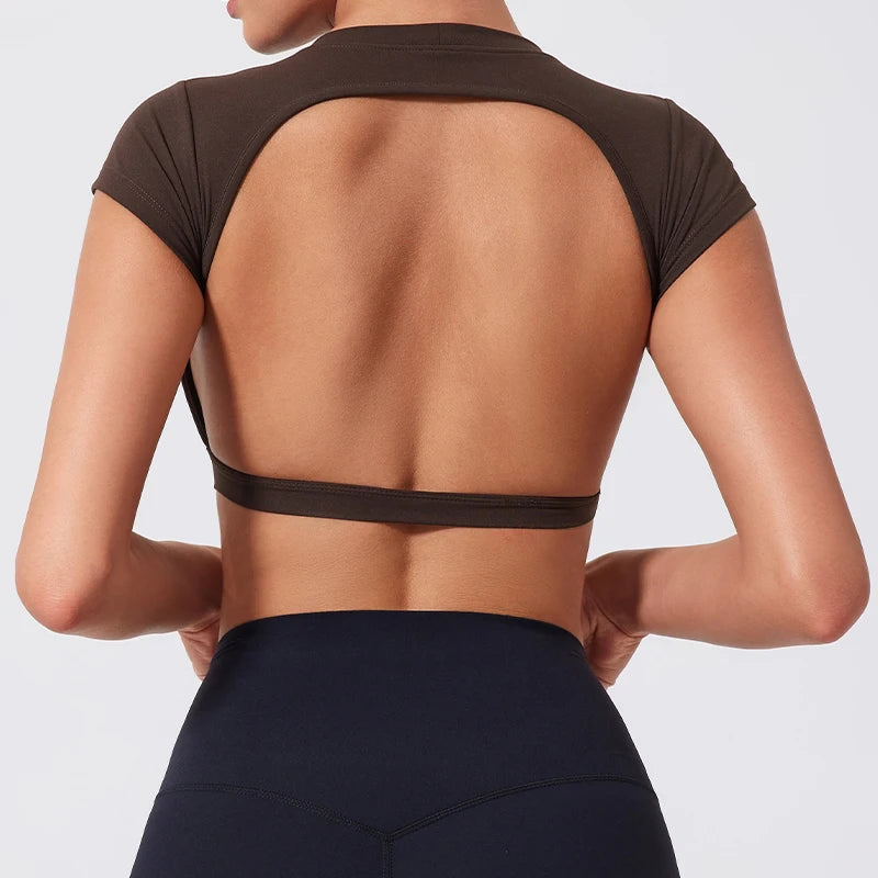 FlexFlow Backless Crop Top