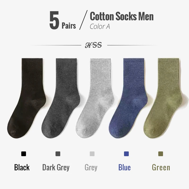 Men’s Cotton Business Dress Socks