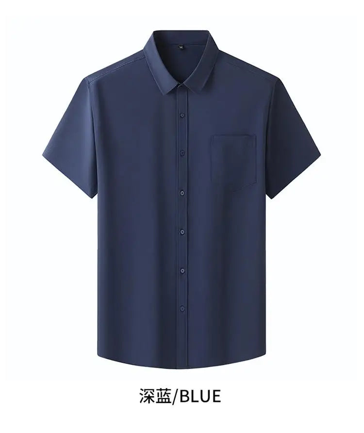 Men Plus Size Work Shirt