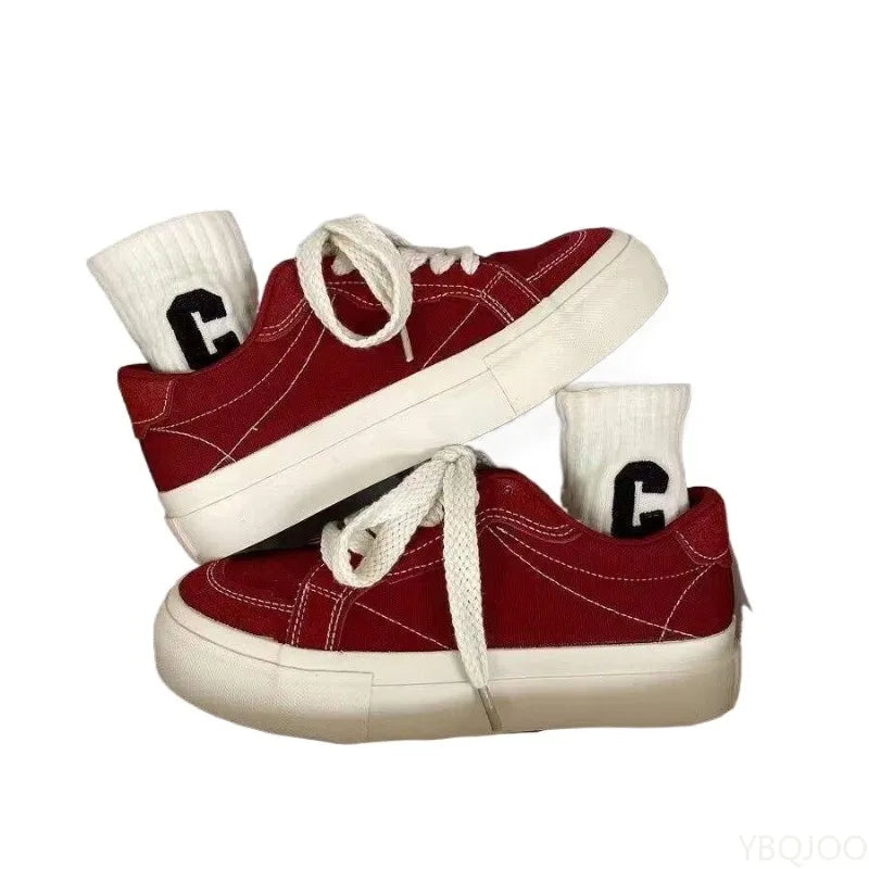 Women Canvas Shoes Flat Casual Sneakers