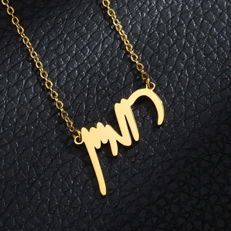 Custom Hebrew Name Necklace