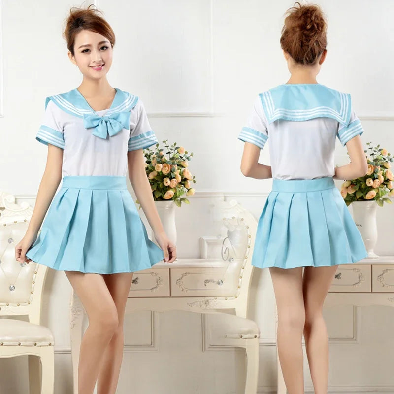 Japanese JK Sailor Schoolgirl Cosplay Uniform