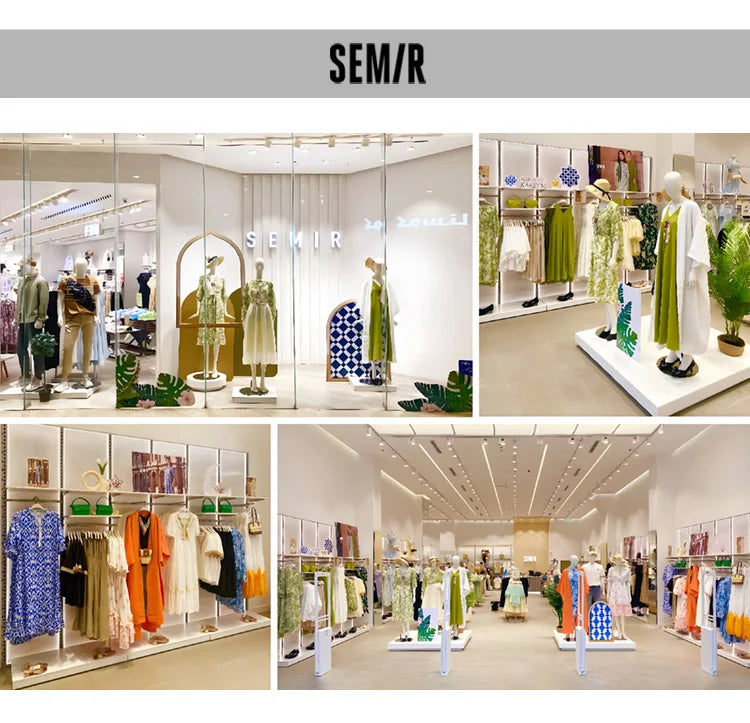 Semir Hooded Embroidered Drop Shoulder Jacket