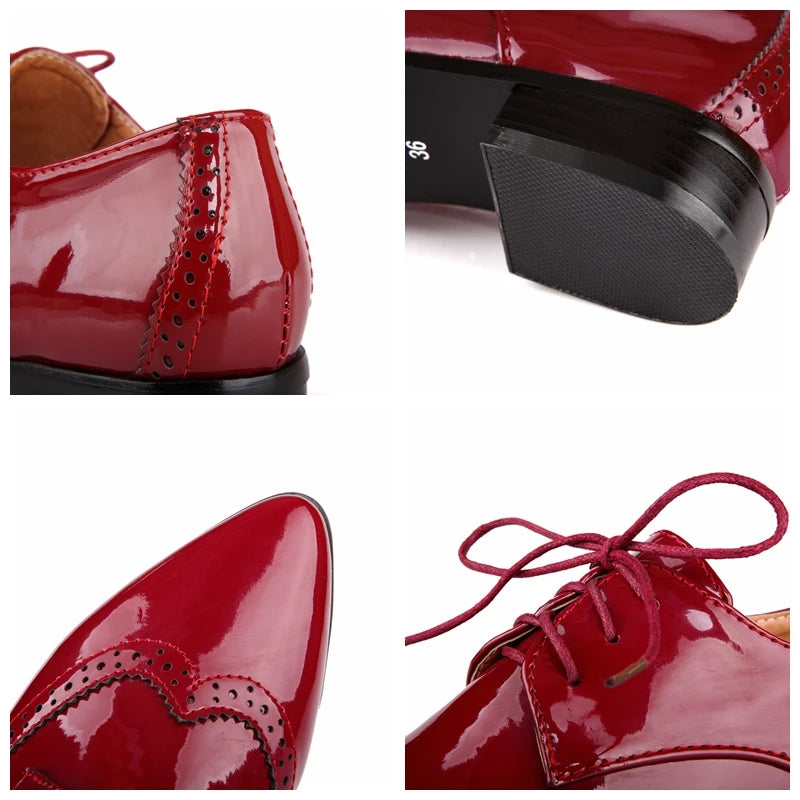 أحذية بروج بولكا نسائية – 2025