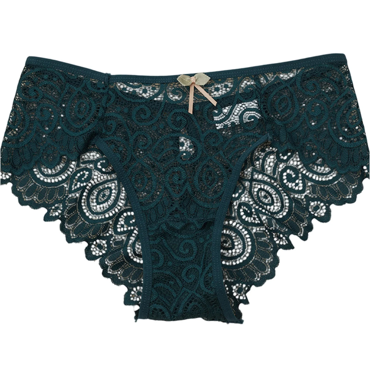 Mid Waist Lace Panties