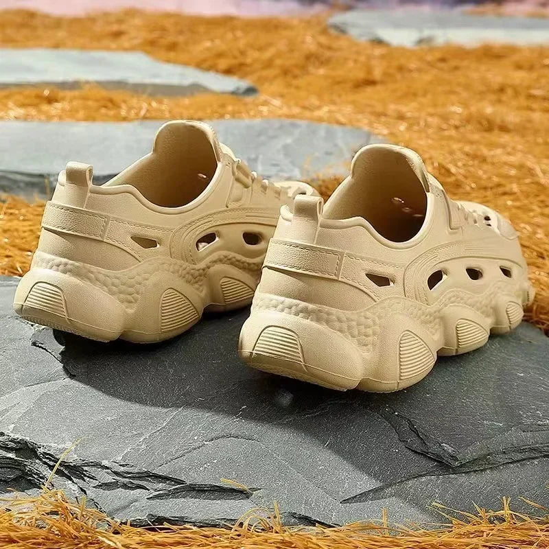 صنادل رجالية مضادة للانزلاق من مادة إي في إيه