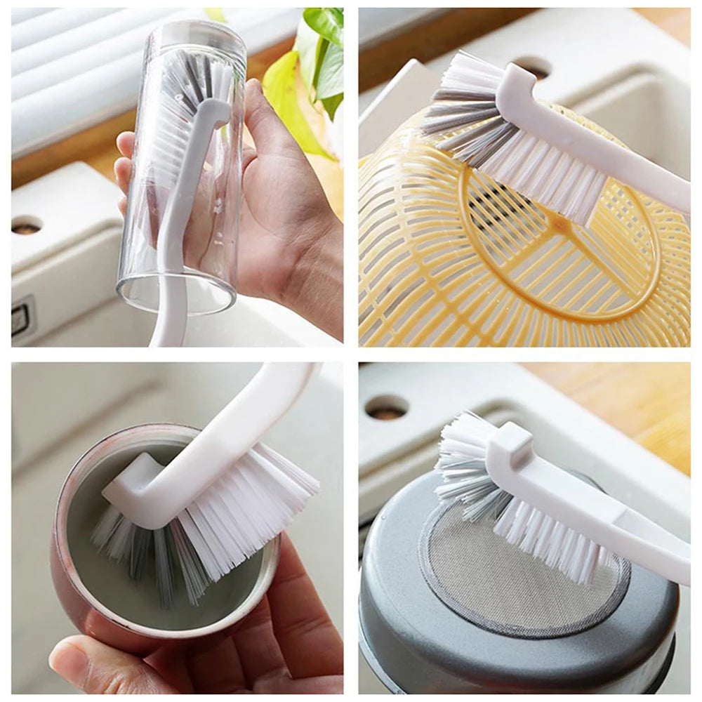 Multi-Surface Kitchen Cleaning Brush Set – Long Handle
