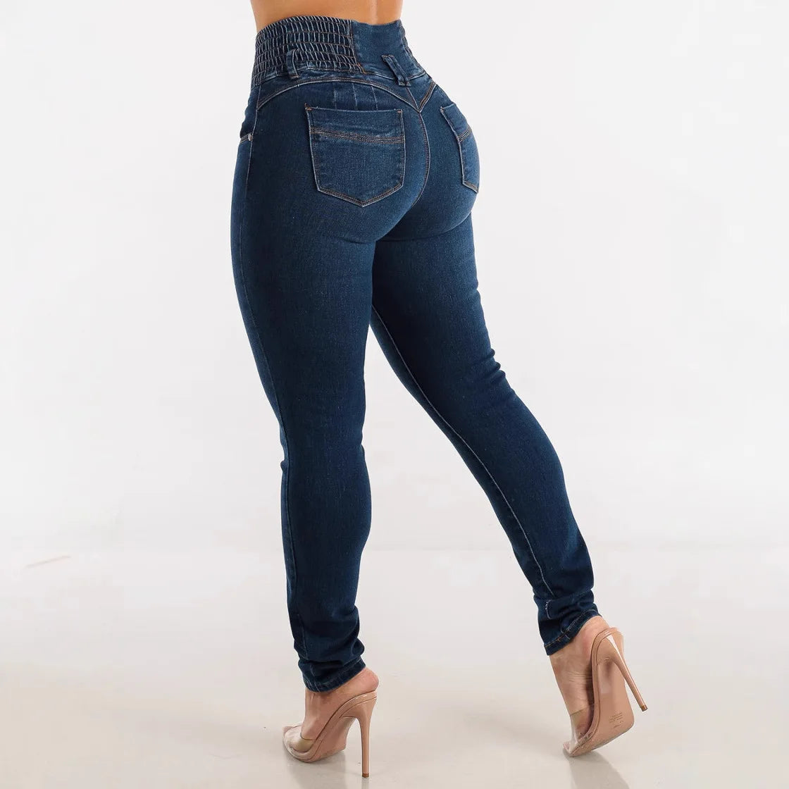 Women Washed Pencil Jeans