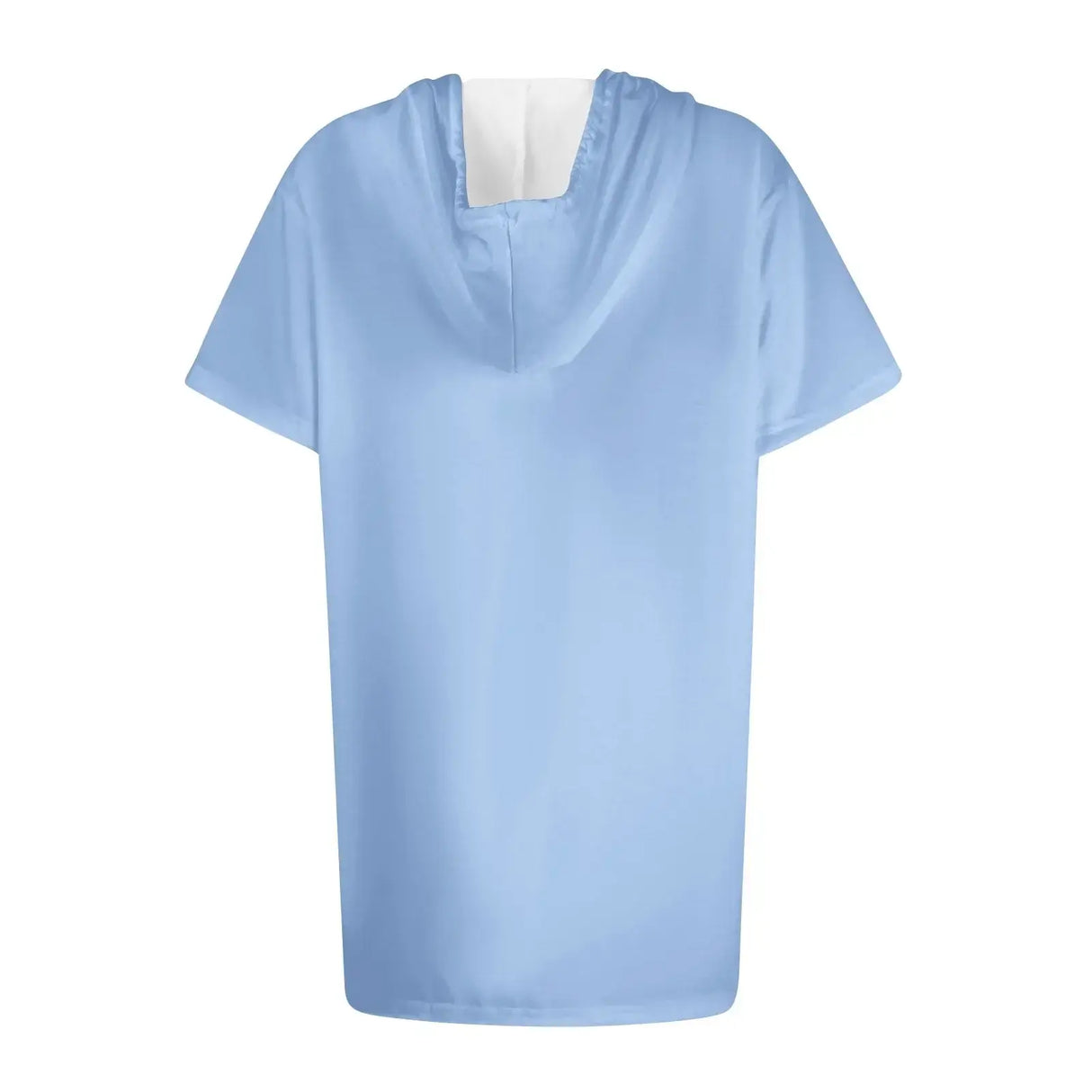 هودي نسائي كبير الحجم بأكمام قصيرة