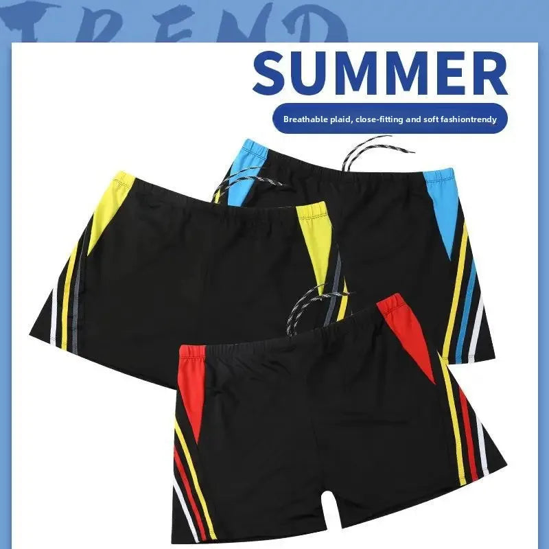 Unisex Plus Size Loose Fit Swim Shorts