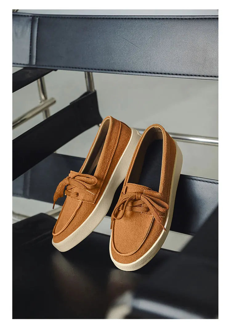 Men Suede Lightweight Driving Loafers