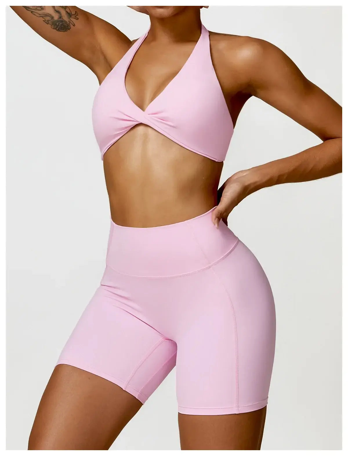 Women High Waist Yoga Fitness Shorts