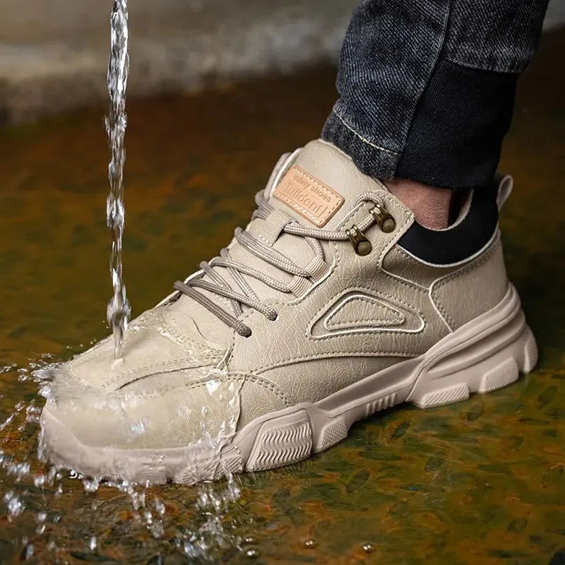 أحذية رياضية آمنة للعمل مصنوعة من أسلاك الفولاذ للرجال