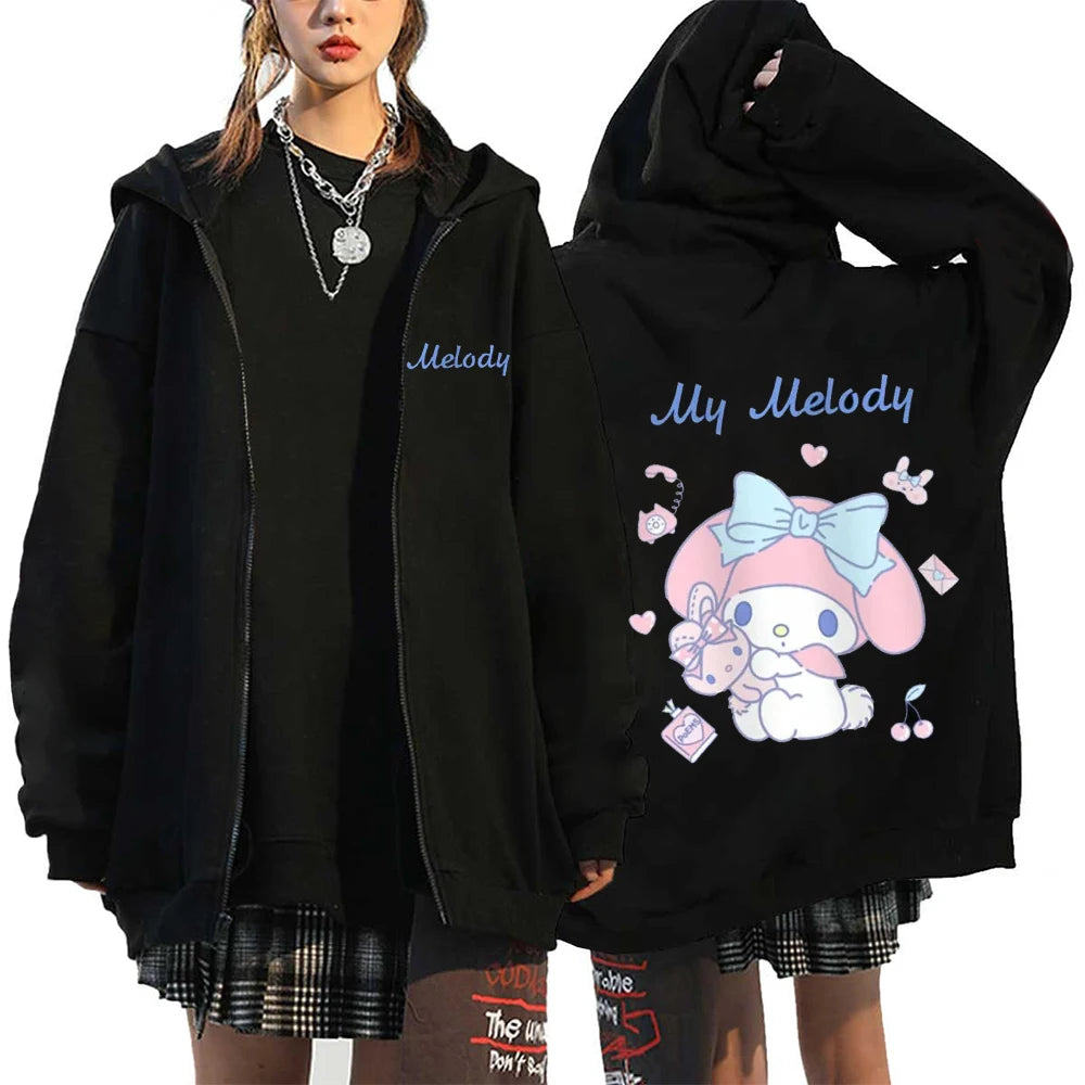 Hello Kitty Zipper Hoodie