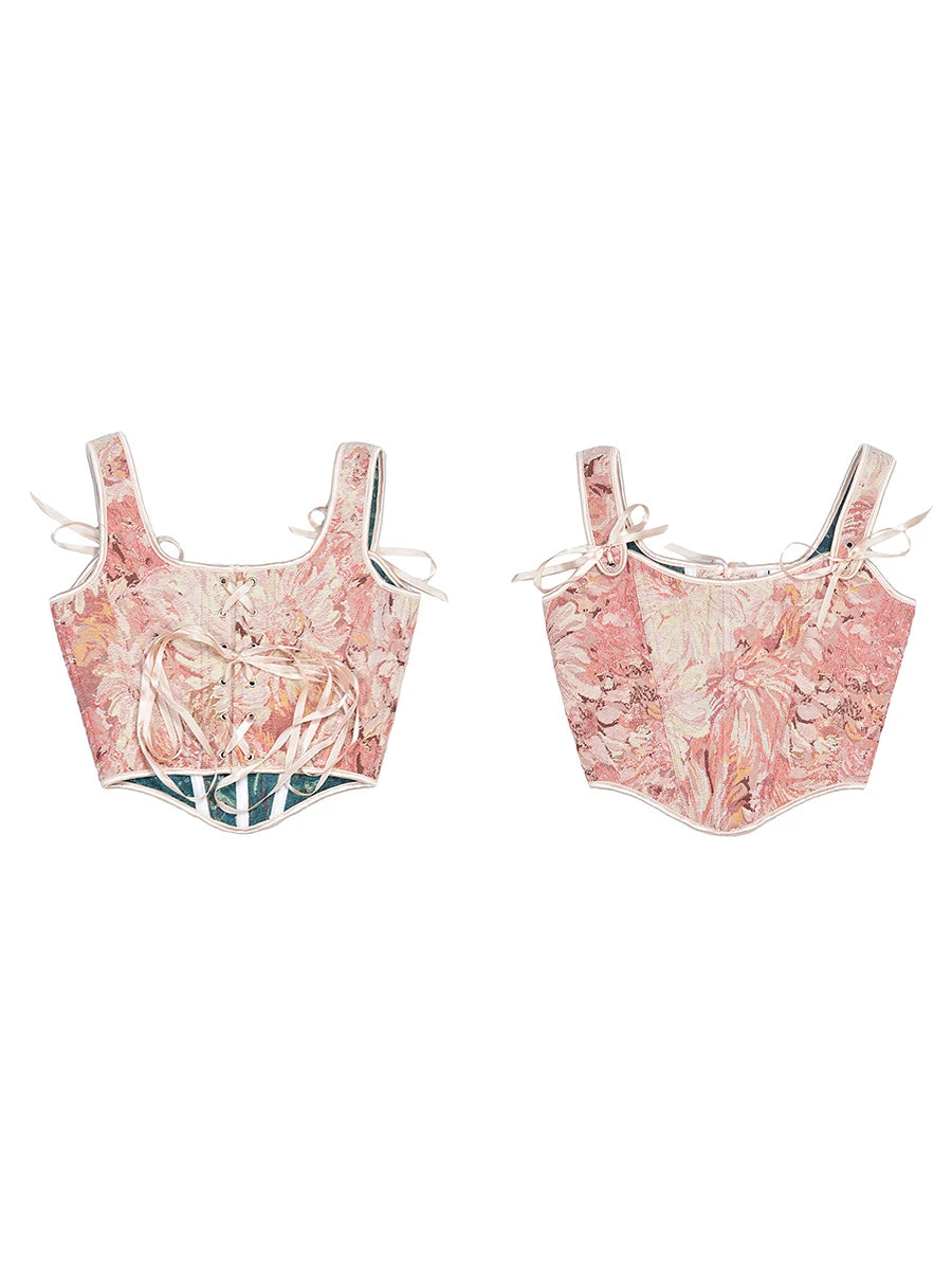 قميص داخلي نسائي مشد مزهر