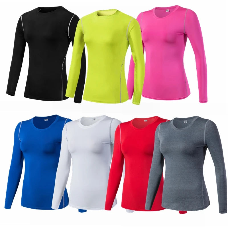 Women Long Sleeve Quick Dry Yoga Top