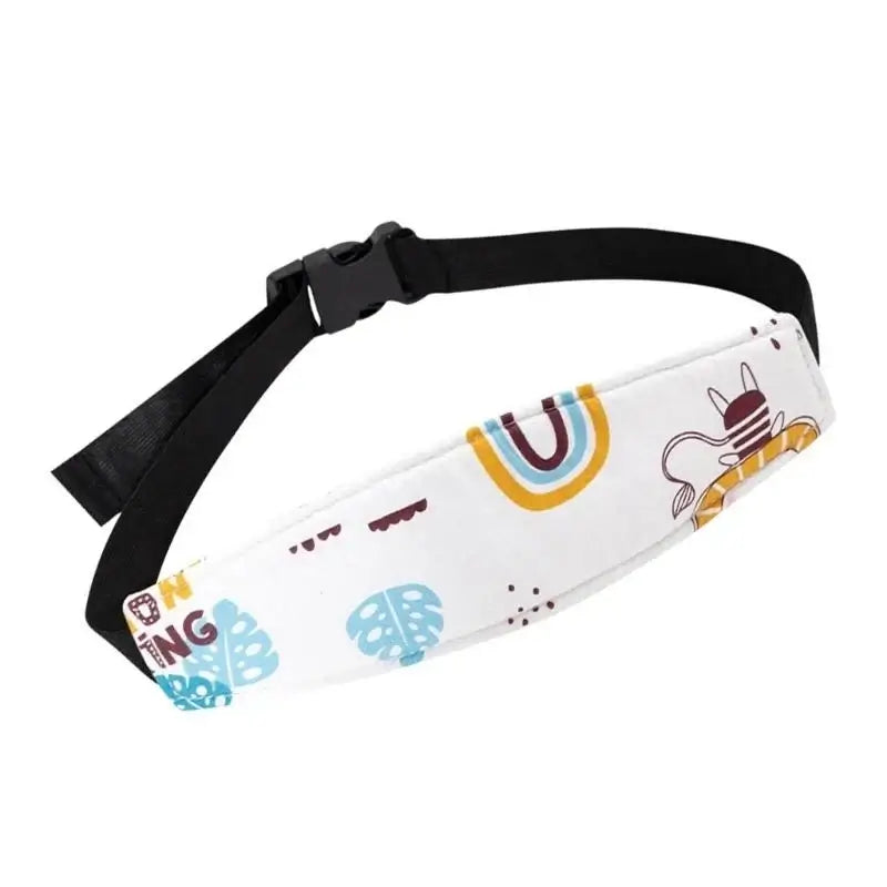 Q81A Kids Travel Neck Guard with colorful print, designed for children aged 1-3 years, made of cotton.