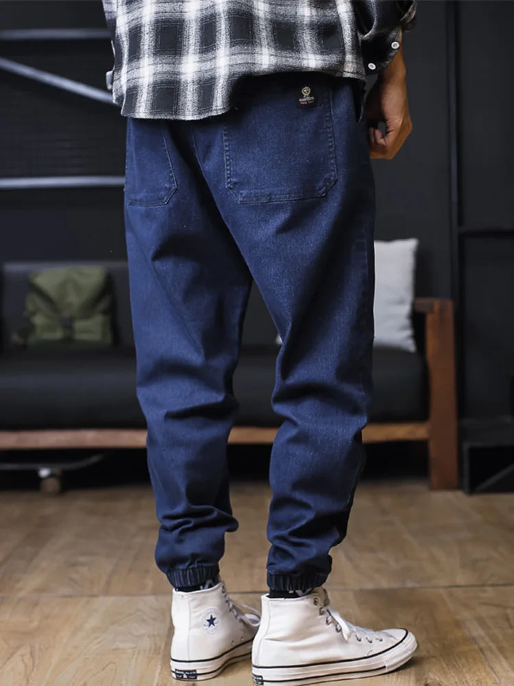Men Plus Size Loose Jogger Jeans