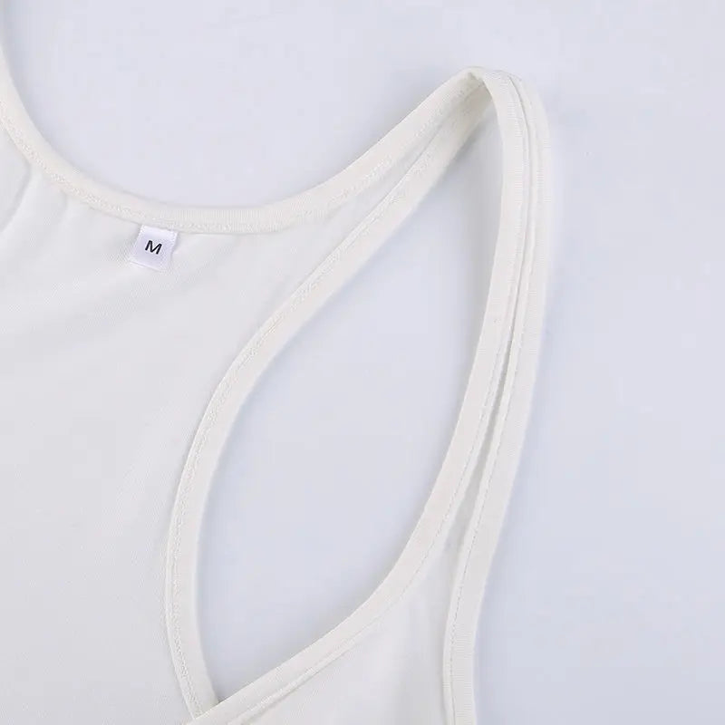 Retro Sleeveless Women's Bodysuit – Chic Slim Bodycon Summer Top