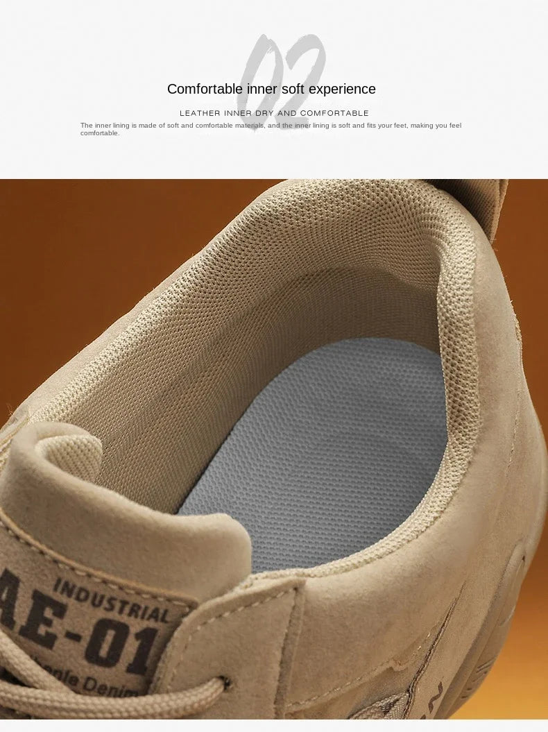 أحذية الكاحل غير القابلة للانزلاق للرجال