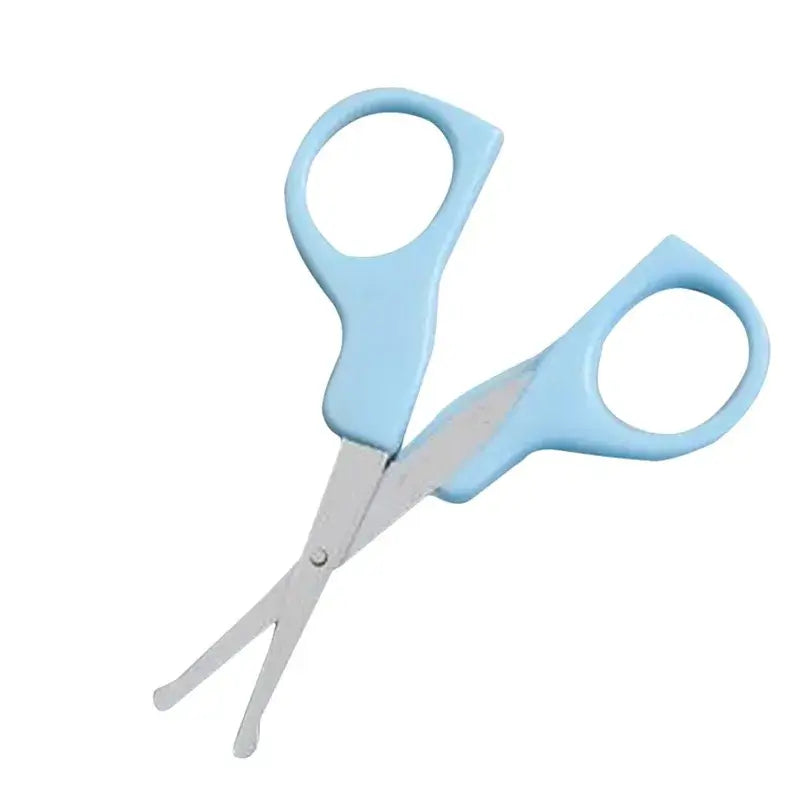Newborn baby nail scissor with cartoon pattern, safe design for infants aged 0-6m to 7-12Y, made from durable PP material.