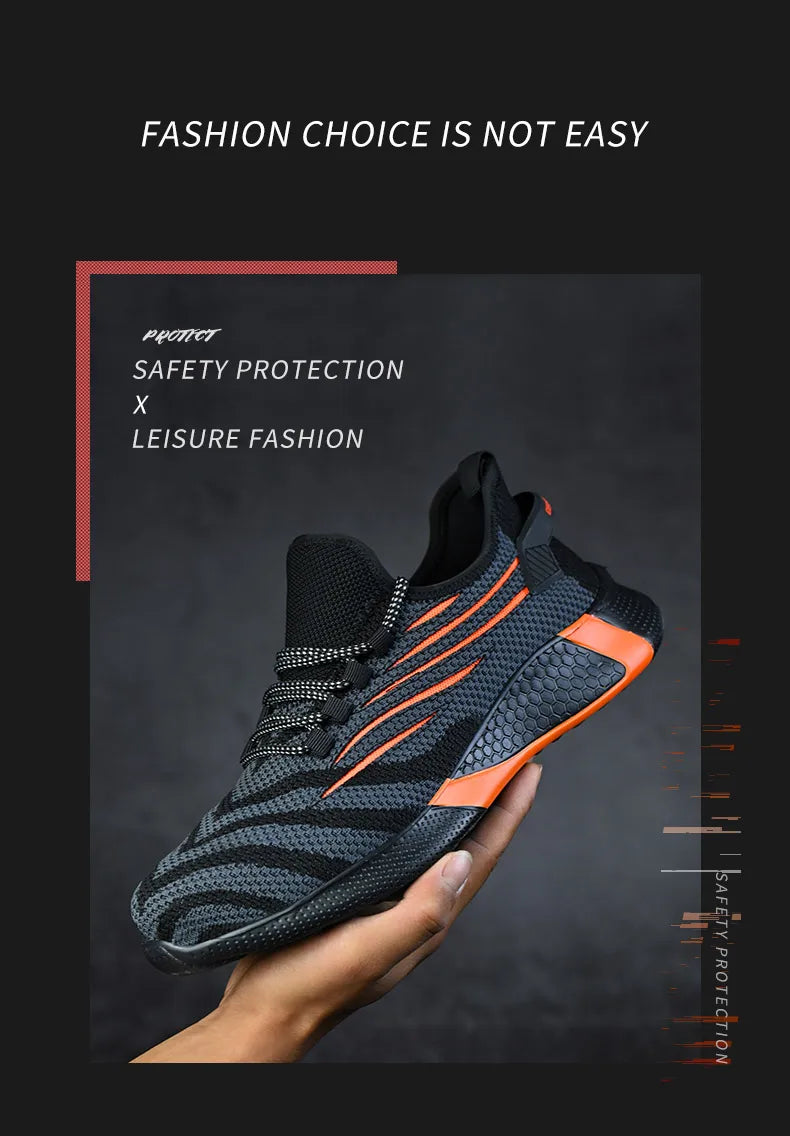 أحذية عمل خفيفة الوزن غير قابلة للتدمير للرجال