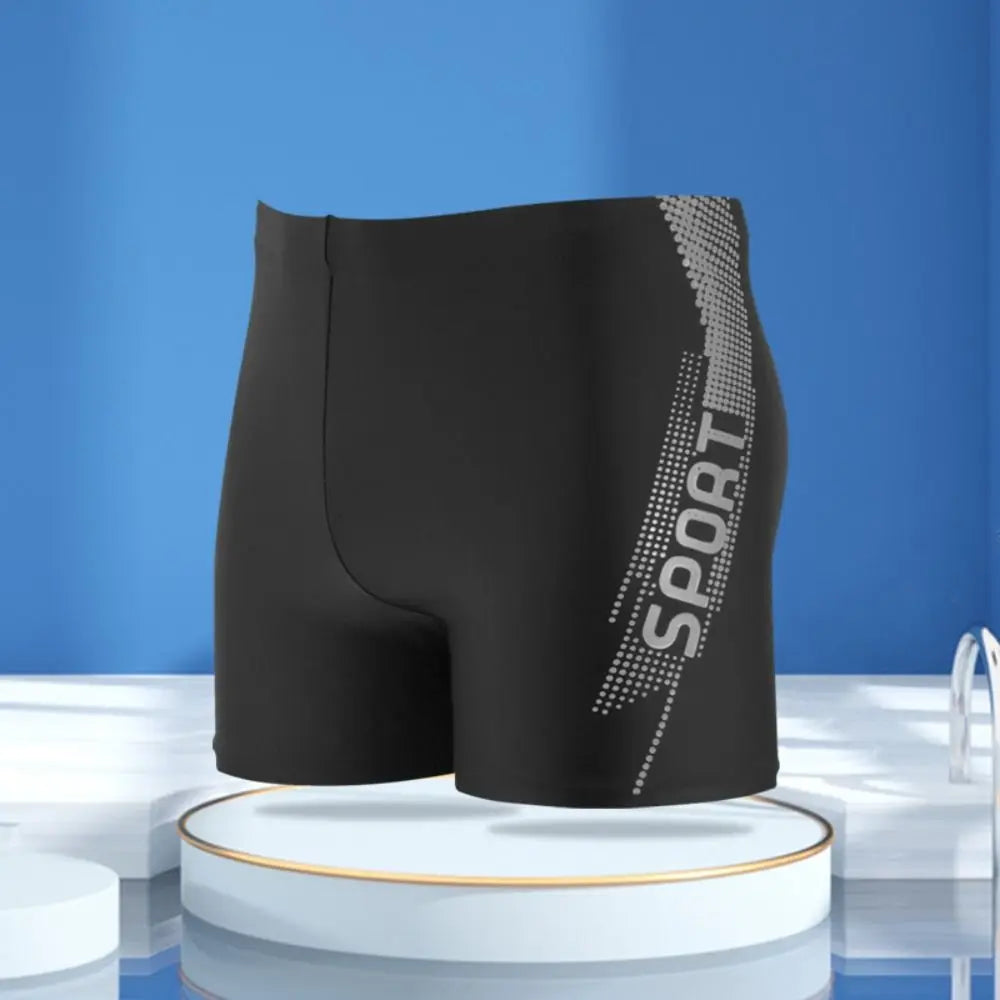 شورت سباحة رجالي مطبوع بمقاسات كبيرة