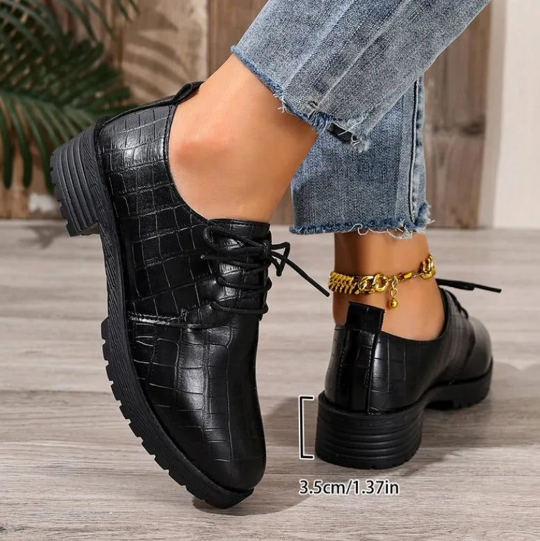 أحذية أوكسفورد نسائية مصنوعة يدويًا - 2025