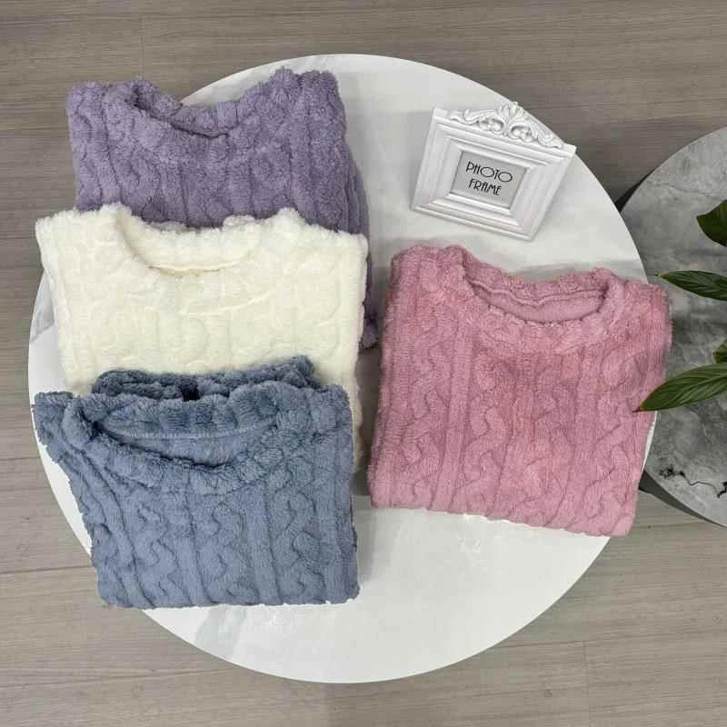 Women's Velvet Pajama Set