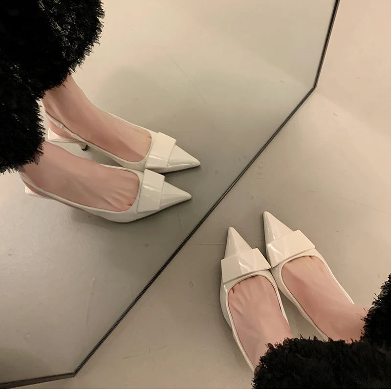 Pointed Toe Slingback Heels – Summer 2025
