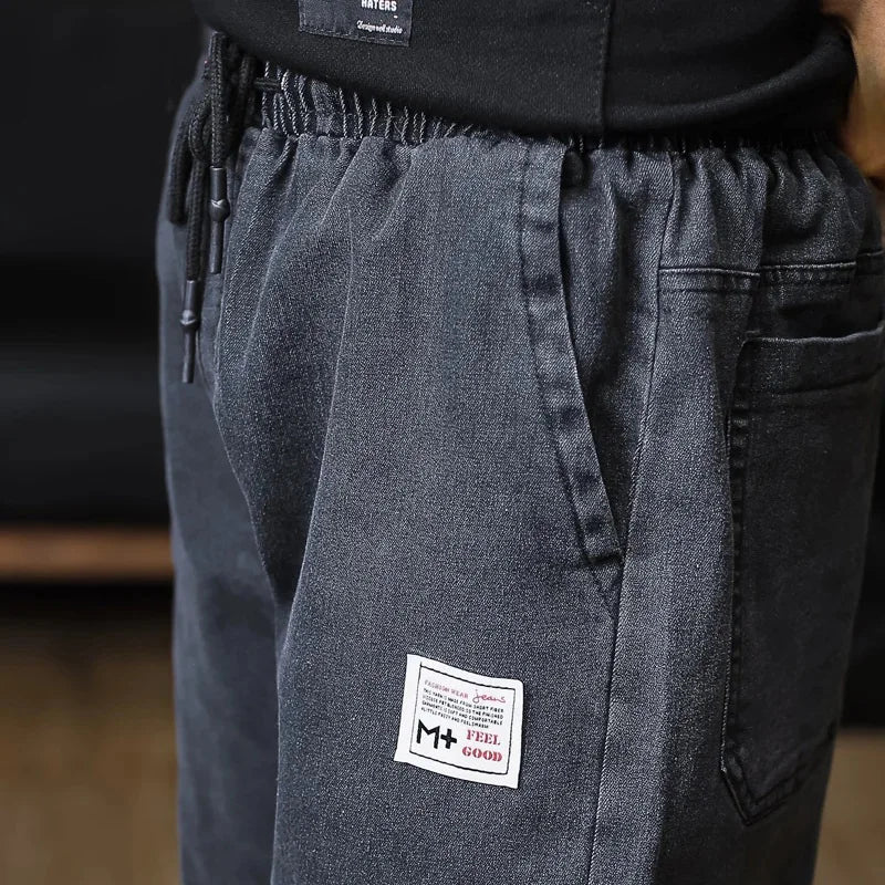 Men Plus Size Loose Jogger Jeans