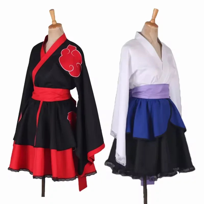 Lolita Kimono Akatsuki Anime Cosplay Dress