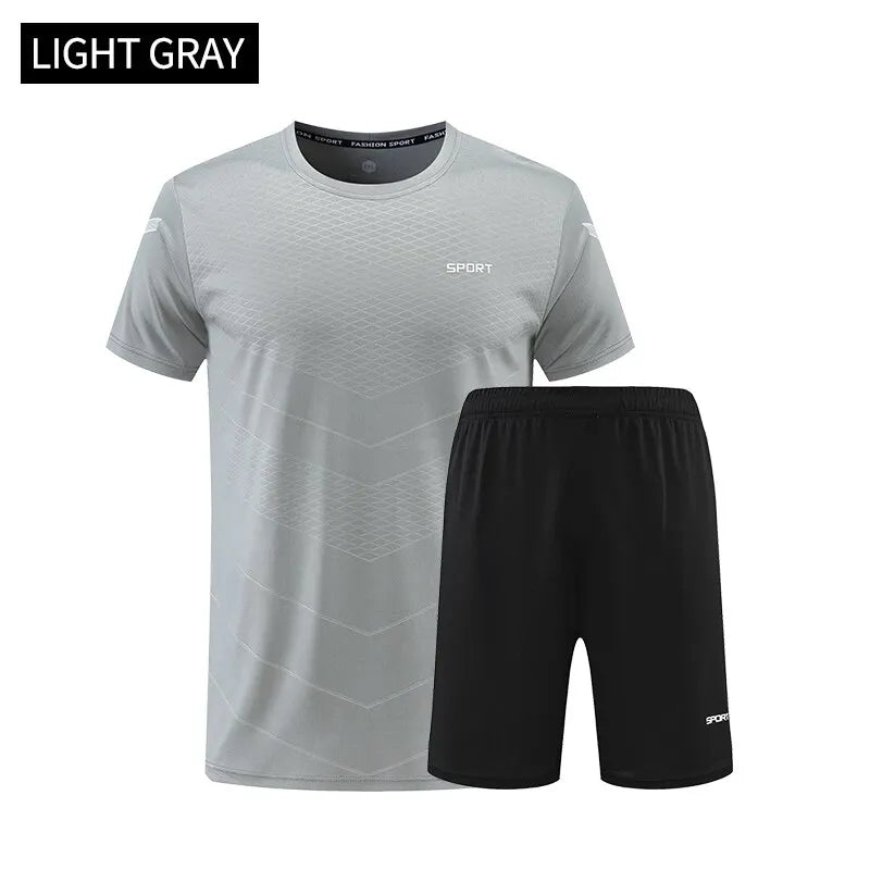Men Quick-Dry Summer Sports Set