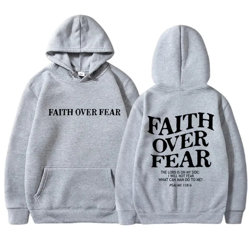Men Faith Over Fear Hoodie