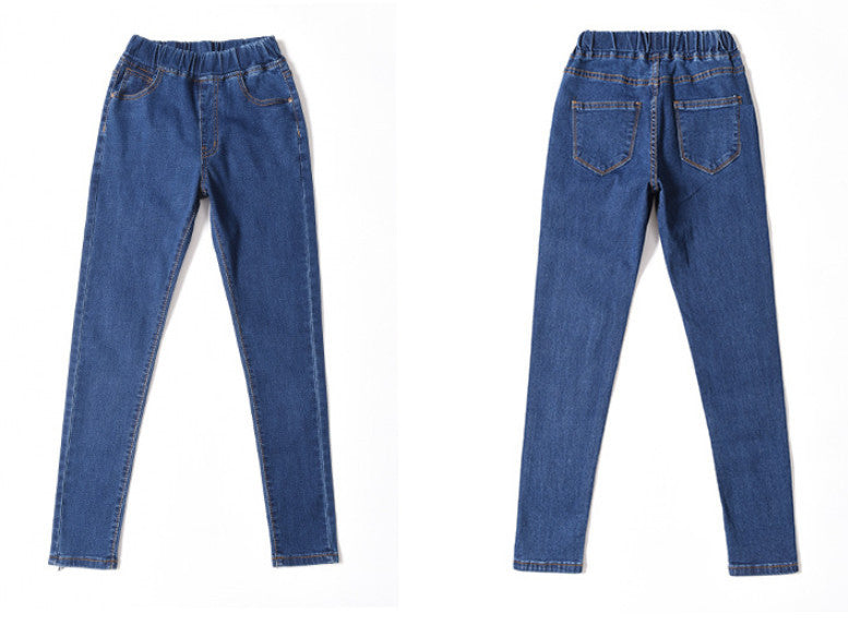 Women High Elastic Curvy Skinny Jeans