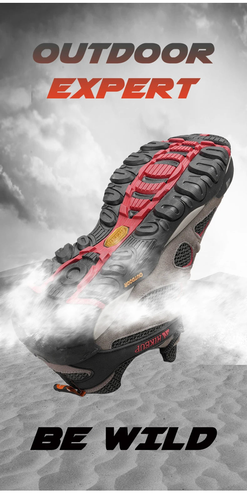 أحذية المشي لمسافات طويلة الخارجية القابلة للتنفس للرجال