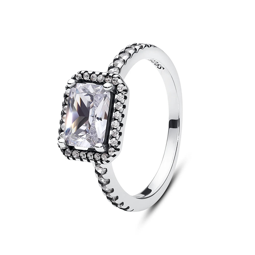 925 Sterling Silver Engagement Ring