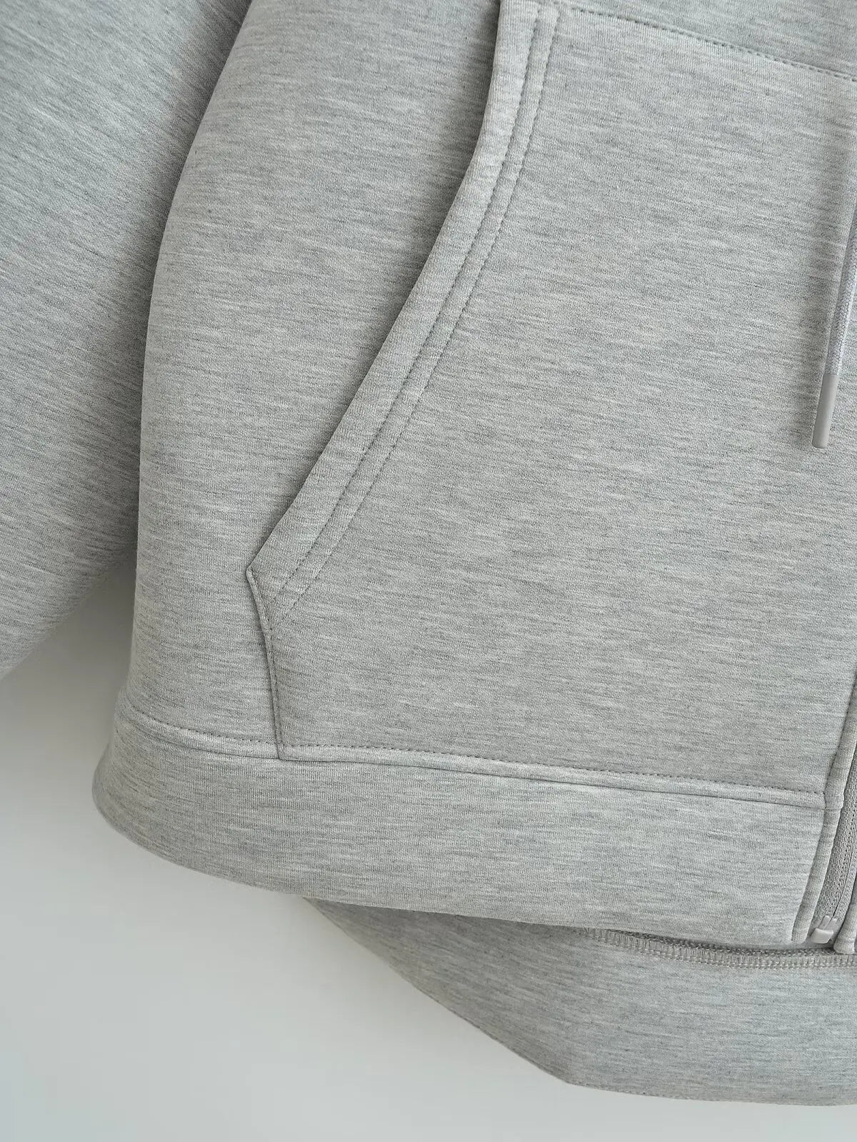 Women's Oversized Zip Hoodie Jacket