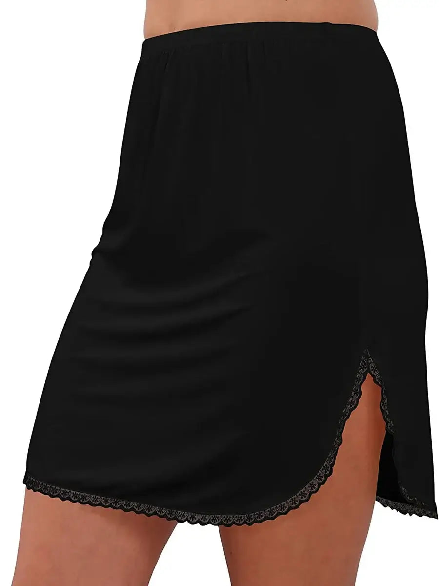 تنورة نسائية نصفية من الدانتيل المزهر