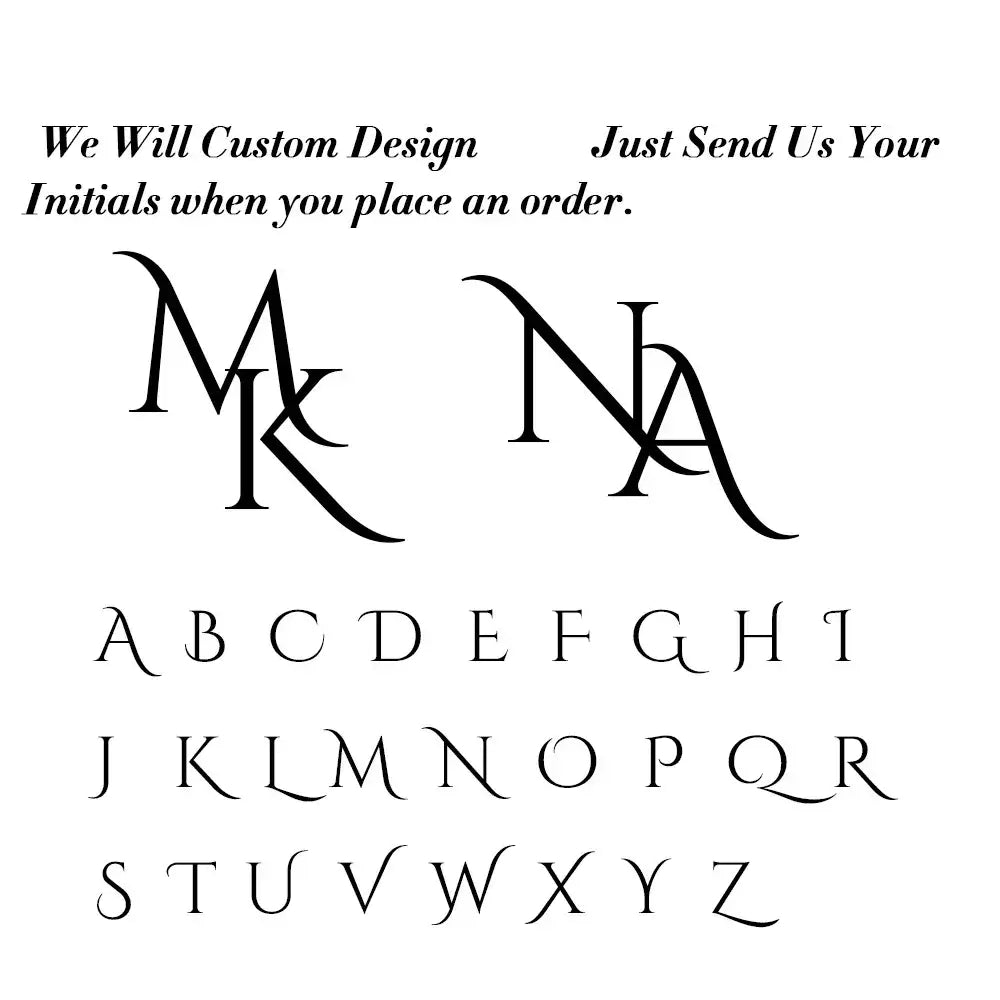 Skyrim Custom Initials Brooch Stainless