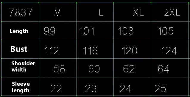 Size chart for Striped T-Shirt Maternity Dress showing measurements for M, L, XL, and 2XL sizes.
