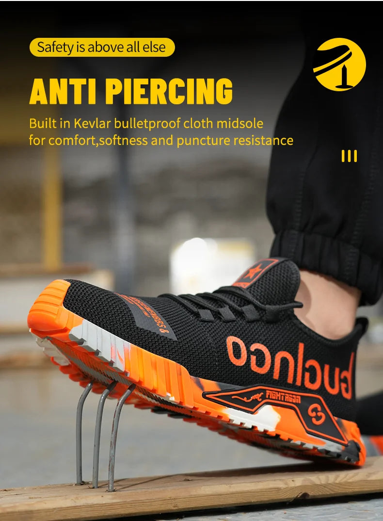 أحذية أمان نسائية بنعل ناعم وواقية