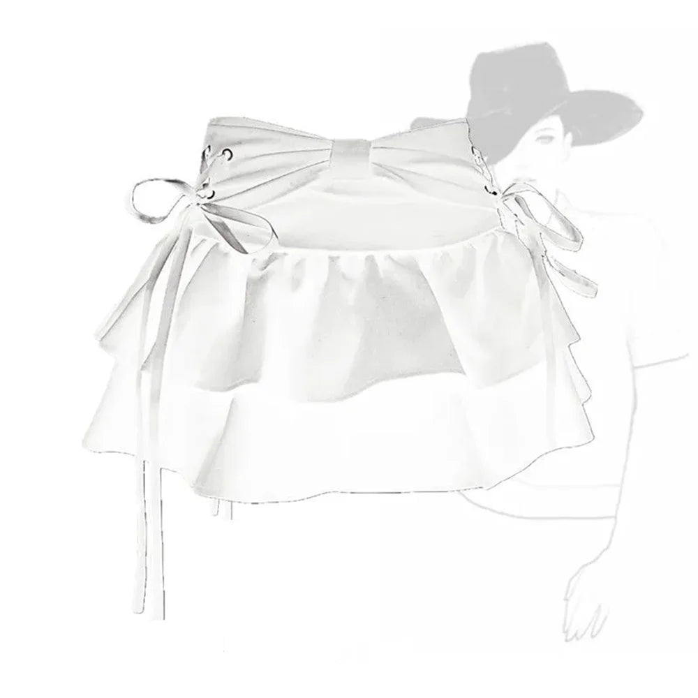 BowSpice™ – Kawaii Bow Denim Mini Skirt (Sexy Summer Gothic Look)