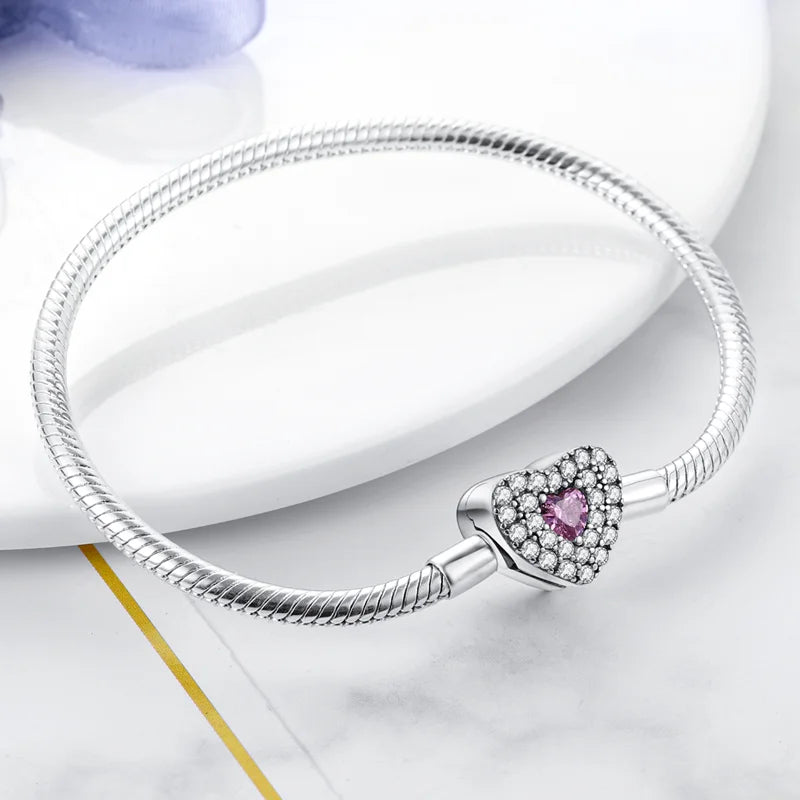Sterling Silver Heart Bracelet