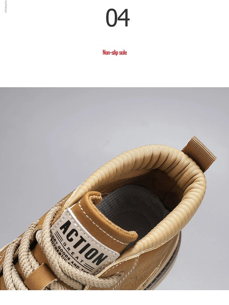 Fashion High-Top Casual Men’s Boots