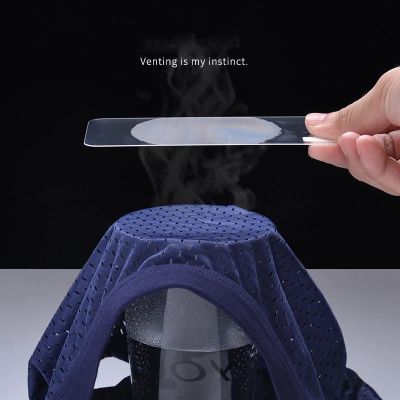 Men's Ice Silk Triangle Briefs – Mesh Square Shorts