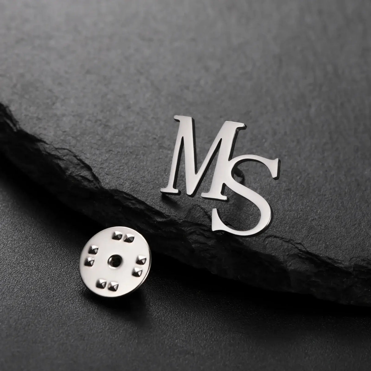 Skyrim Custom Initials Brooch Stainless