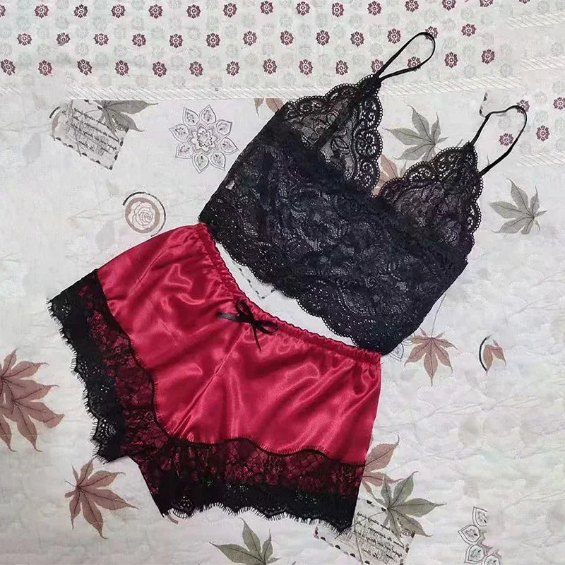 Bella Lace Babydoll Set