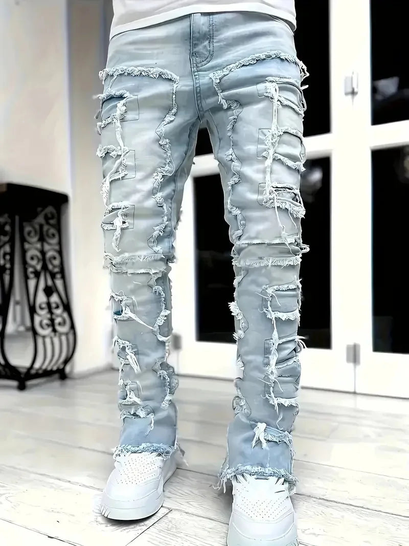 Men's Y2K Stretch Street Jeans